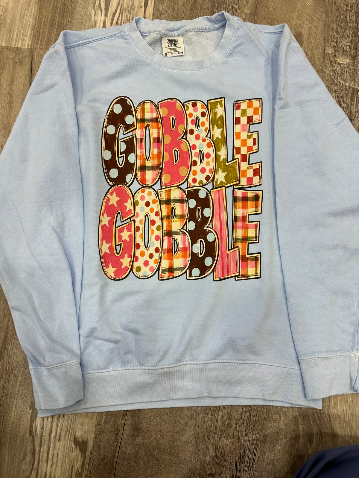 Gobble Gobble Comfort Colors Lightweight Sweatshirt