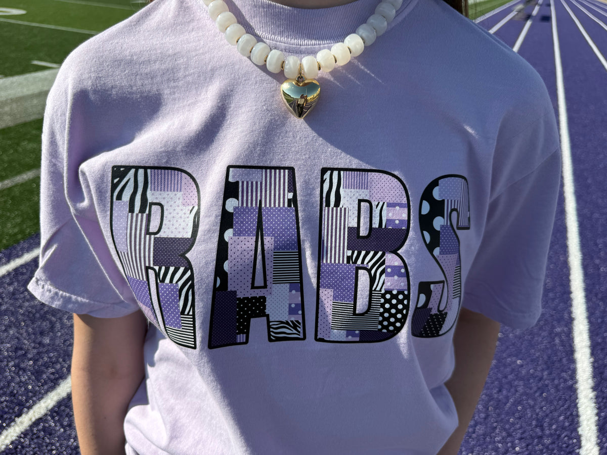 RABS Patch Work Polkadot Comfort Color T-shirt