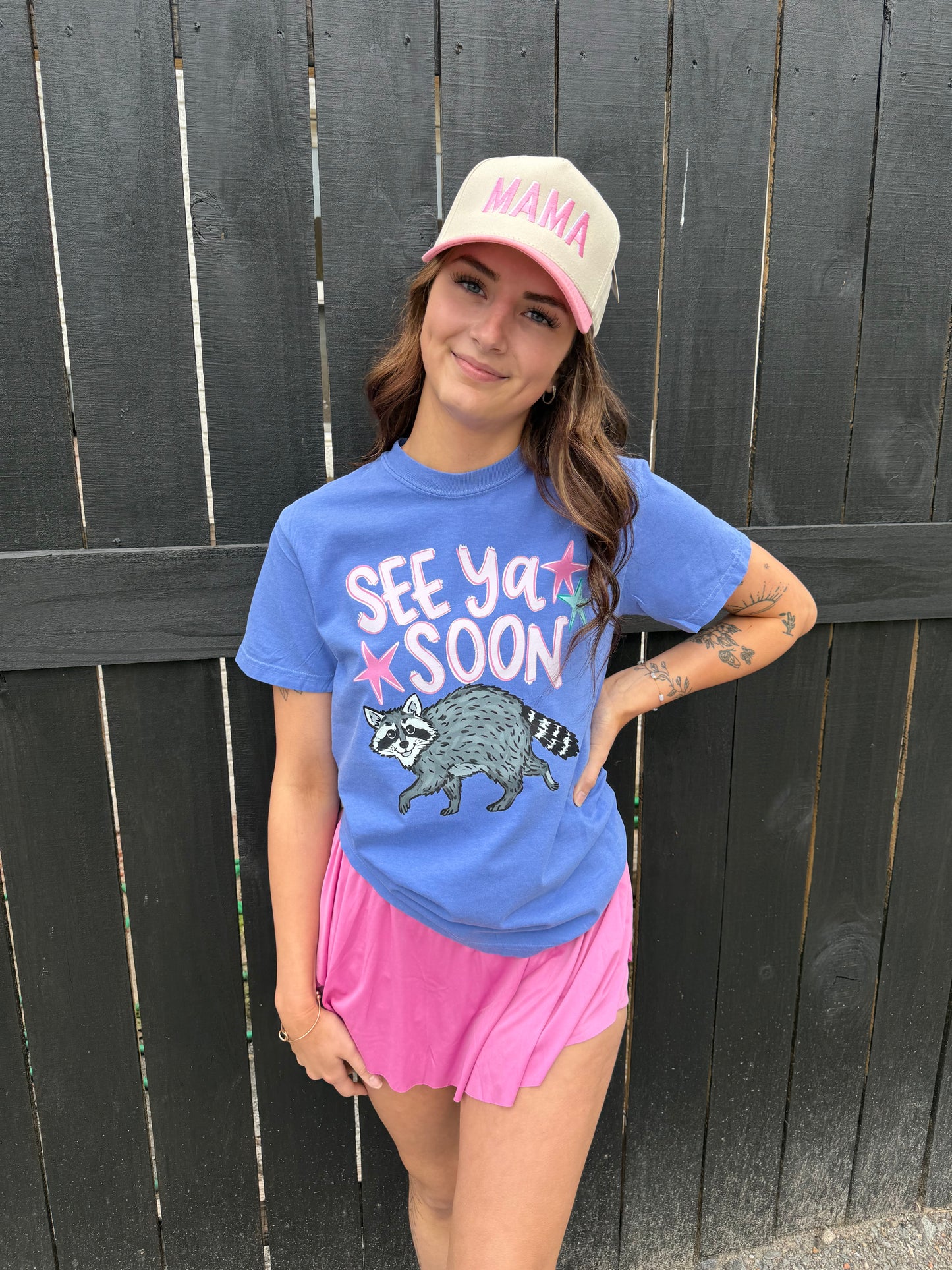 See Ya Soon Raccoon Comfort Colors T-Shirt