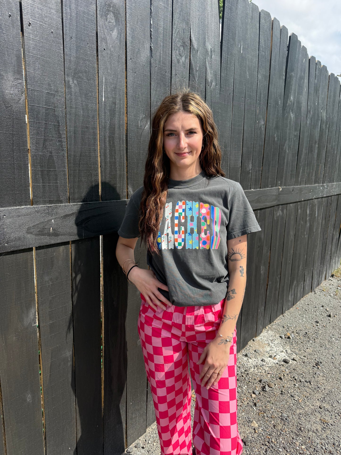 Funky Teacher Comfort Color T-shirt