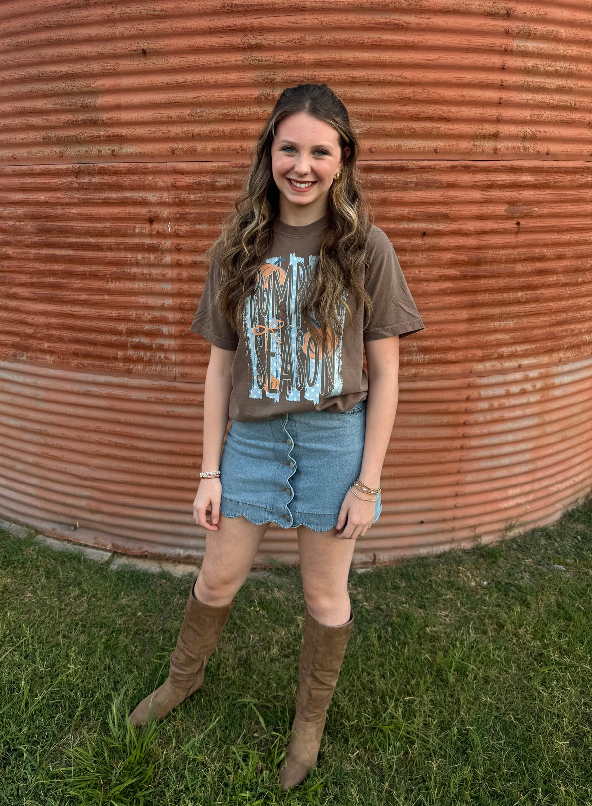 Polkadot Pumpkin Season, Comfort Colors Tee