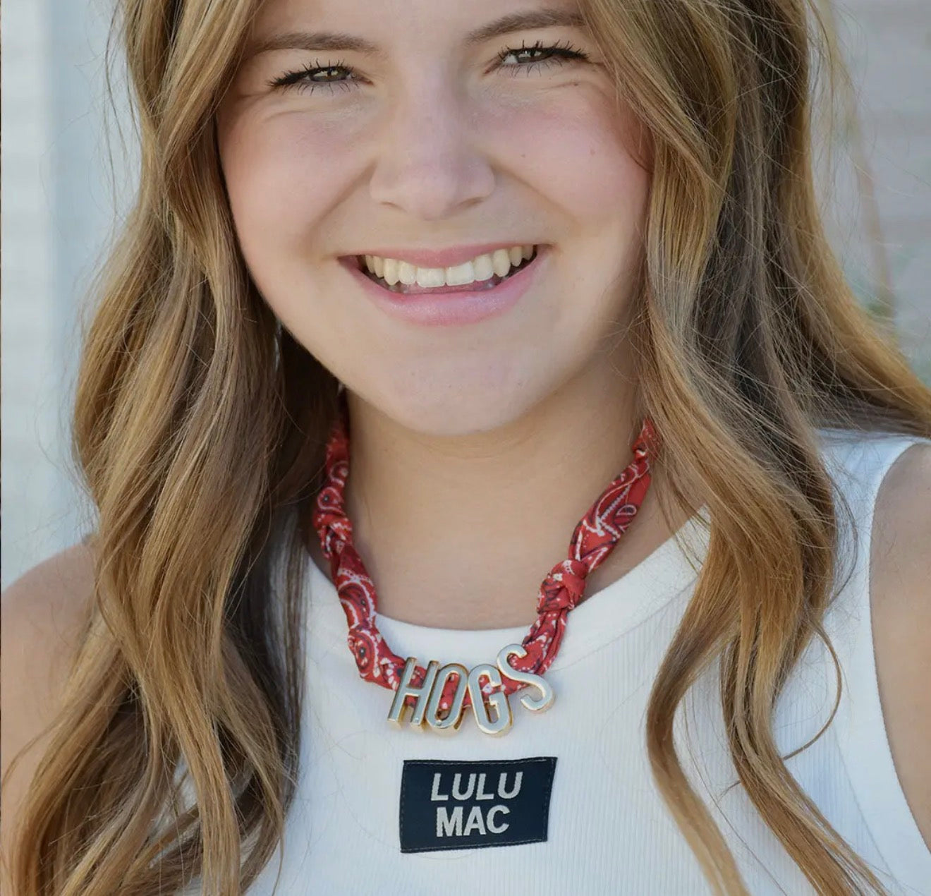 Bandanna Charm Necklace