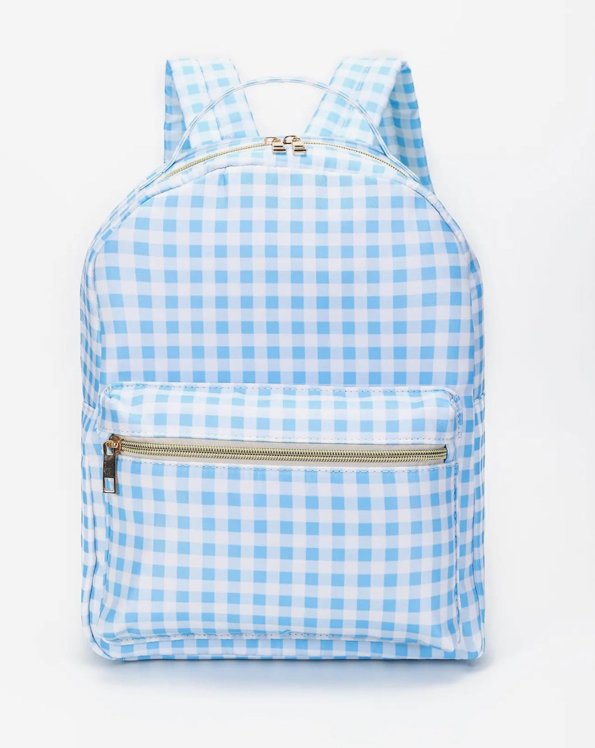 Blue Gingham Backpack