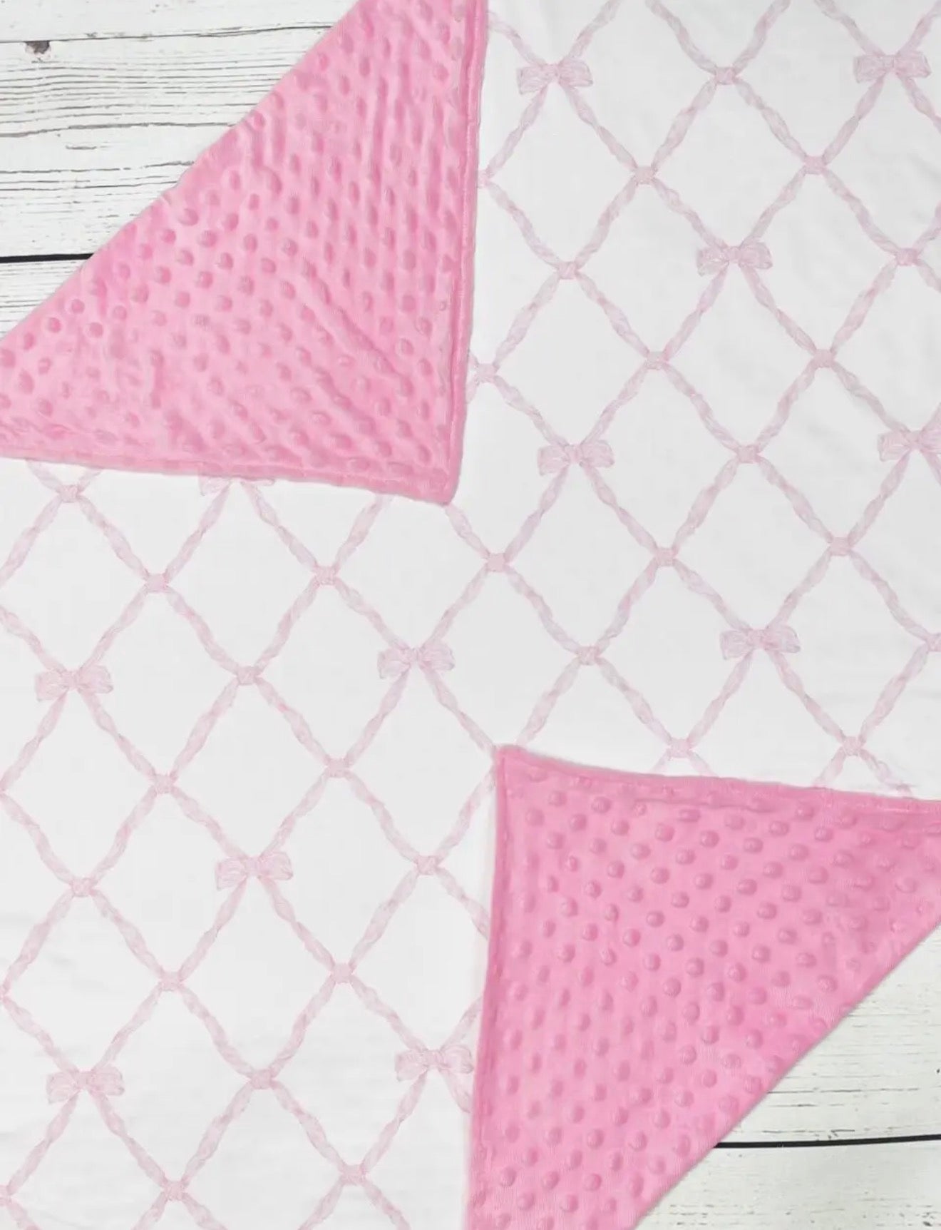 Baby Girl Bow Blanket