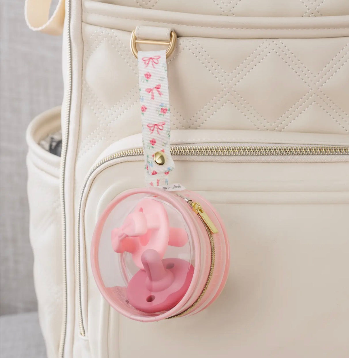 Itzy Ritzy Ribbons And Roses Paci Case