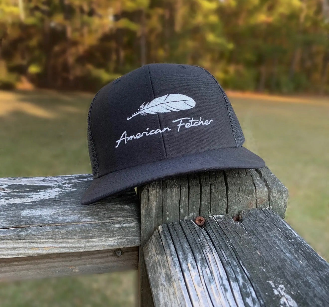 All Black Feather Men’s Hat