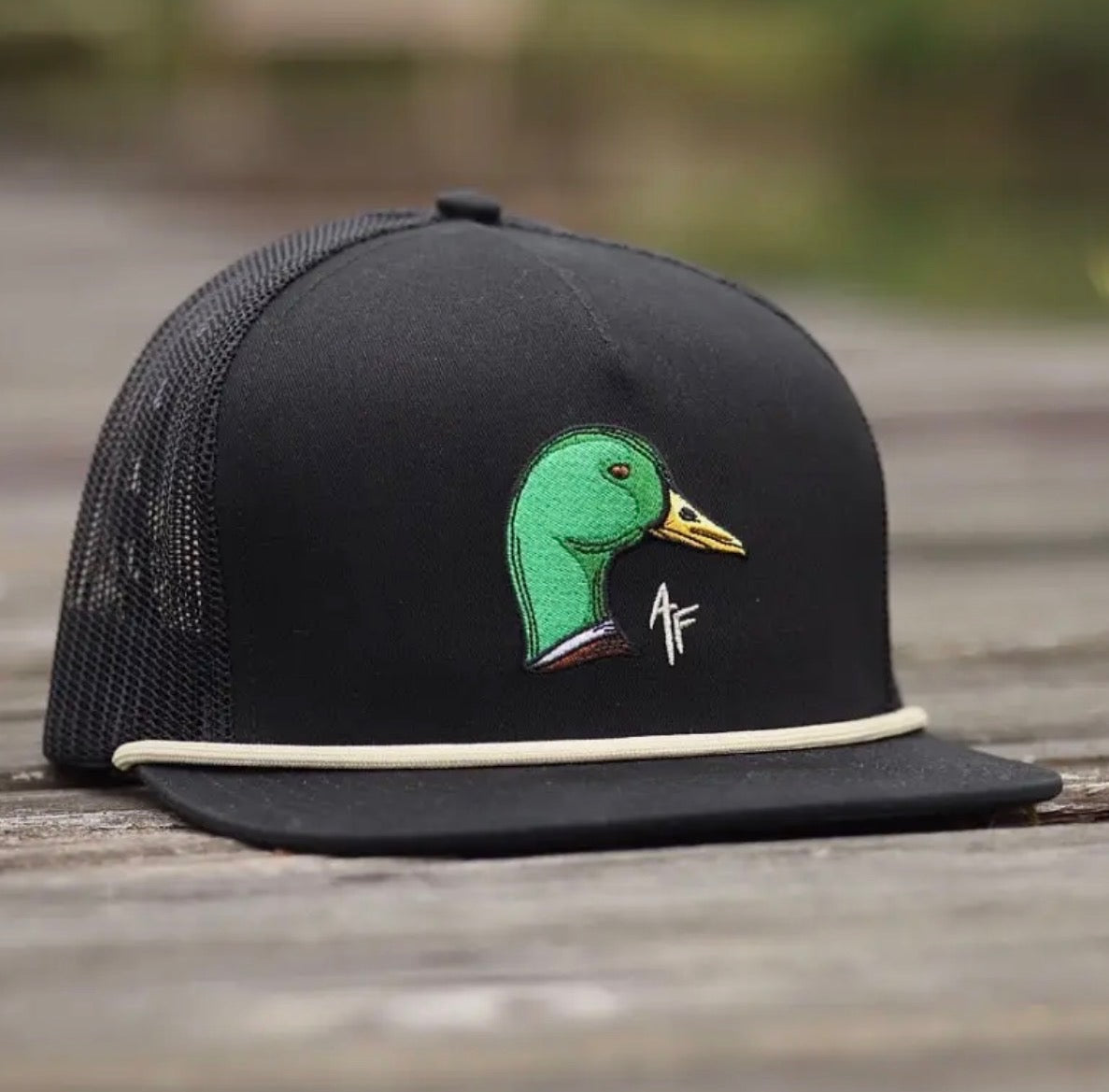 Mallard Head Black Men’s Hats