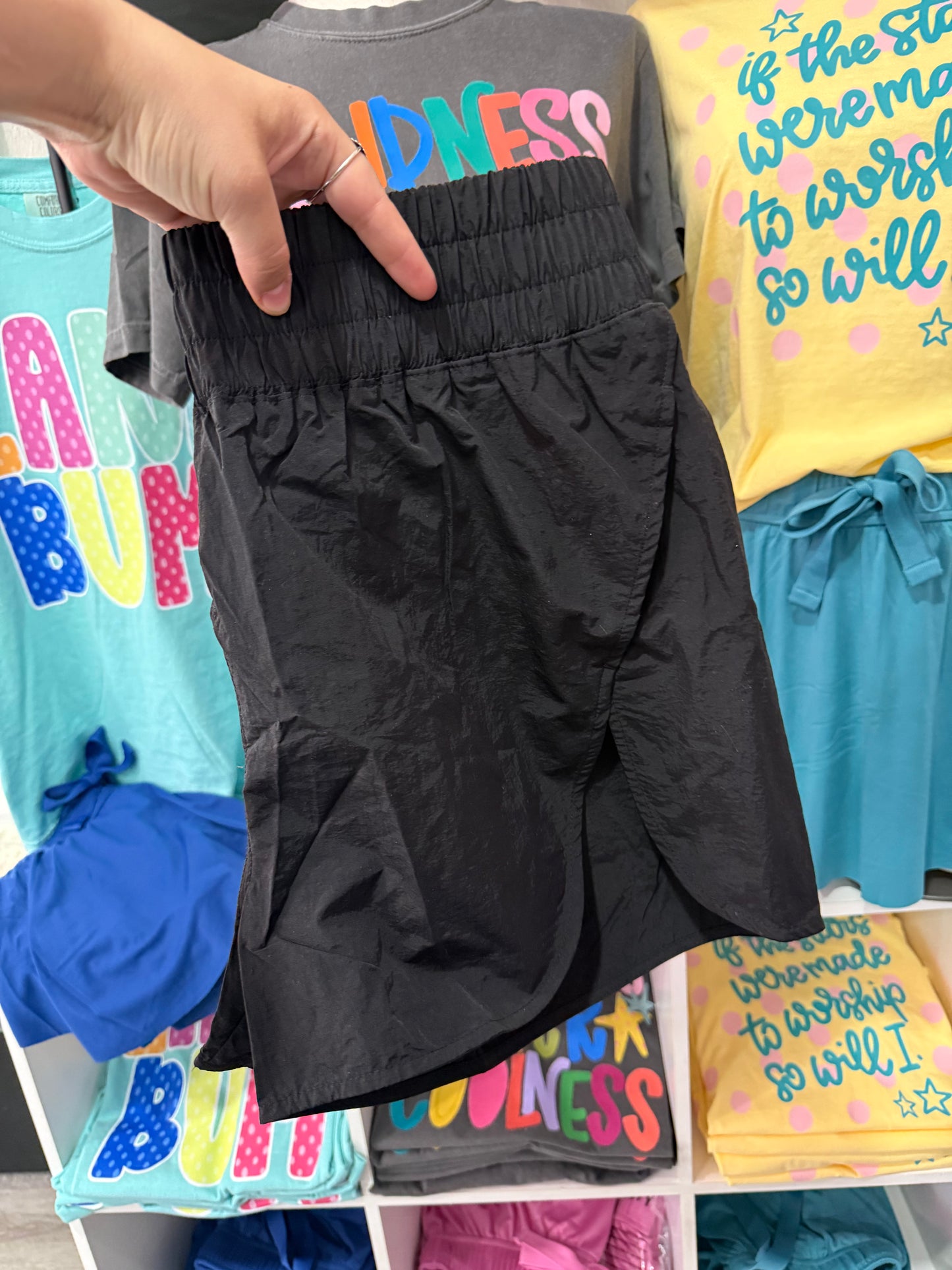 Black shorts