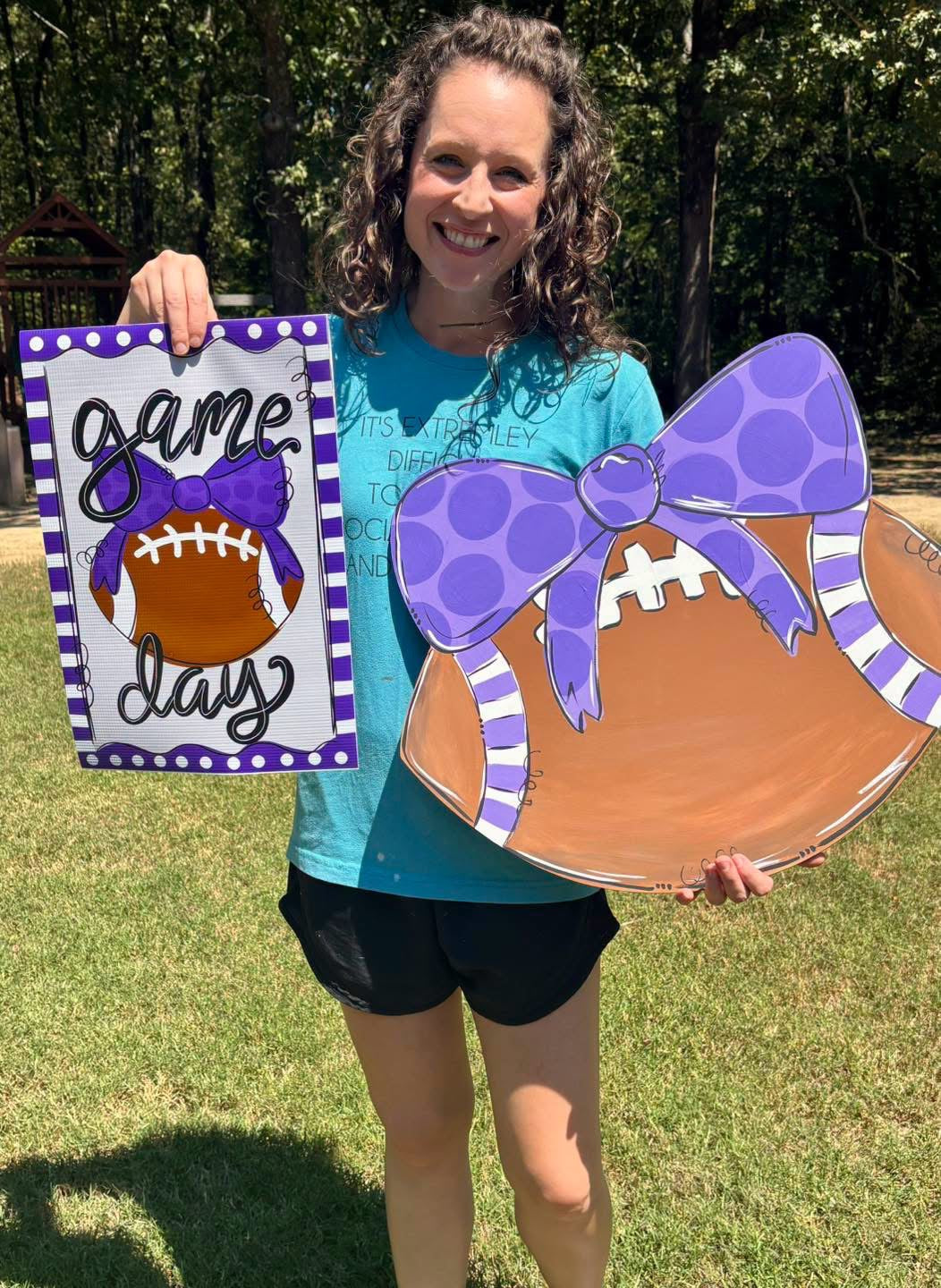 Gameday Door Hangers & Garden Flags!