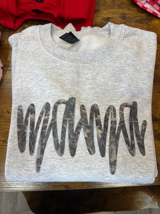 Camo Mama Gildan Sweatshirt