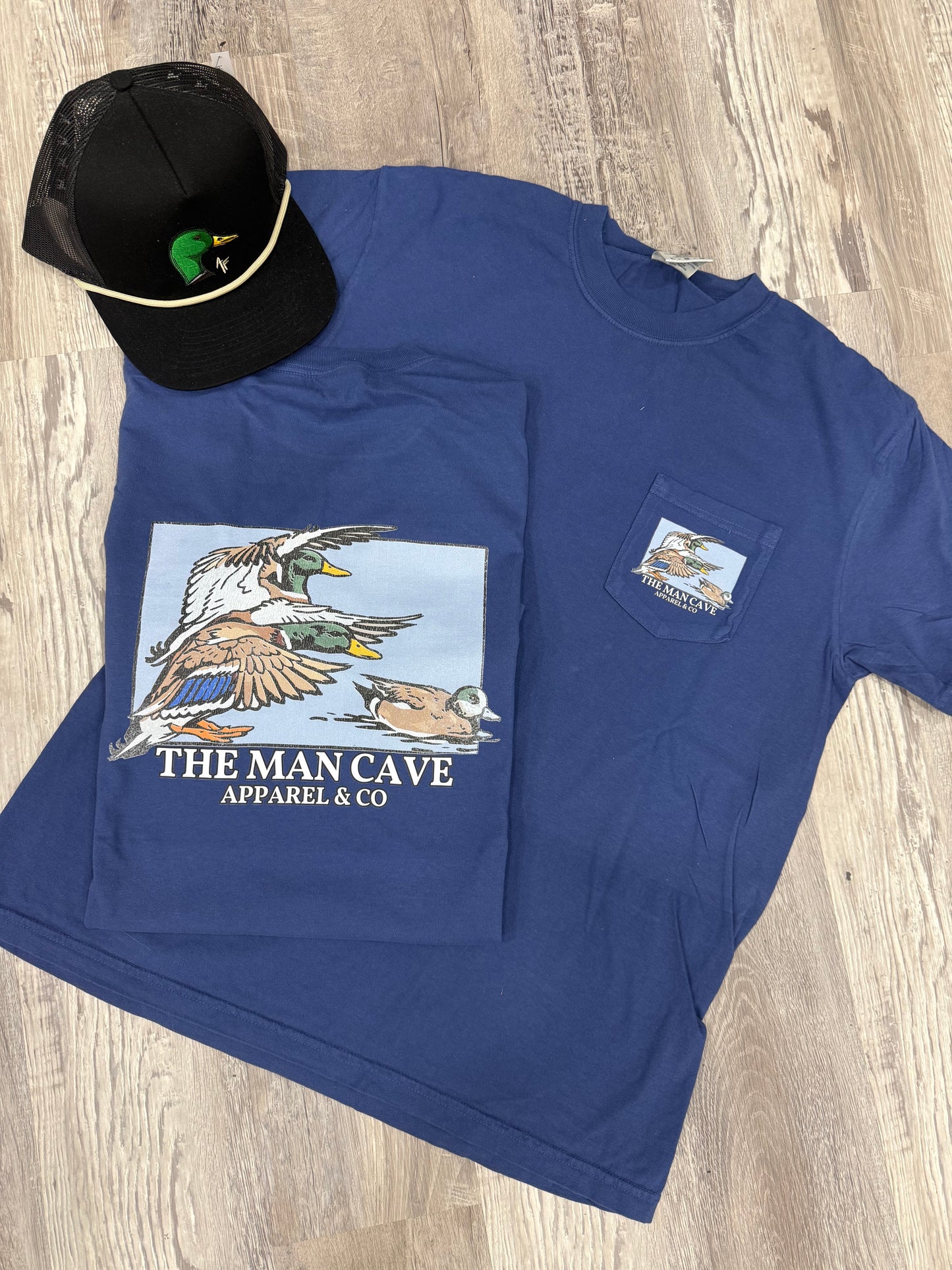 Men’s Navy Mallard Comfort Colors T-Shirt