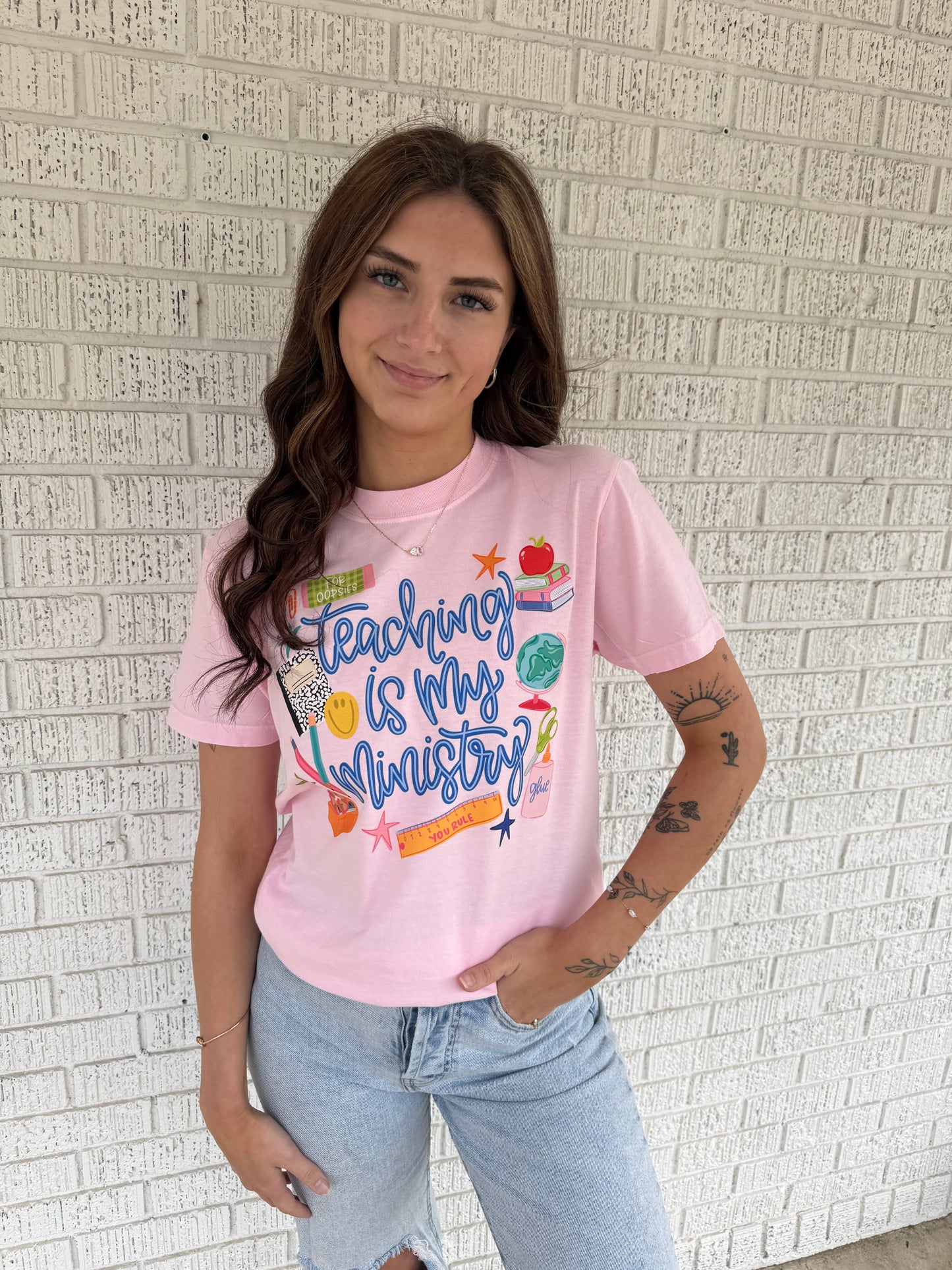 Teaching Is My Ministry Comfort Color T-shirt