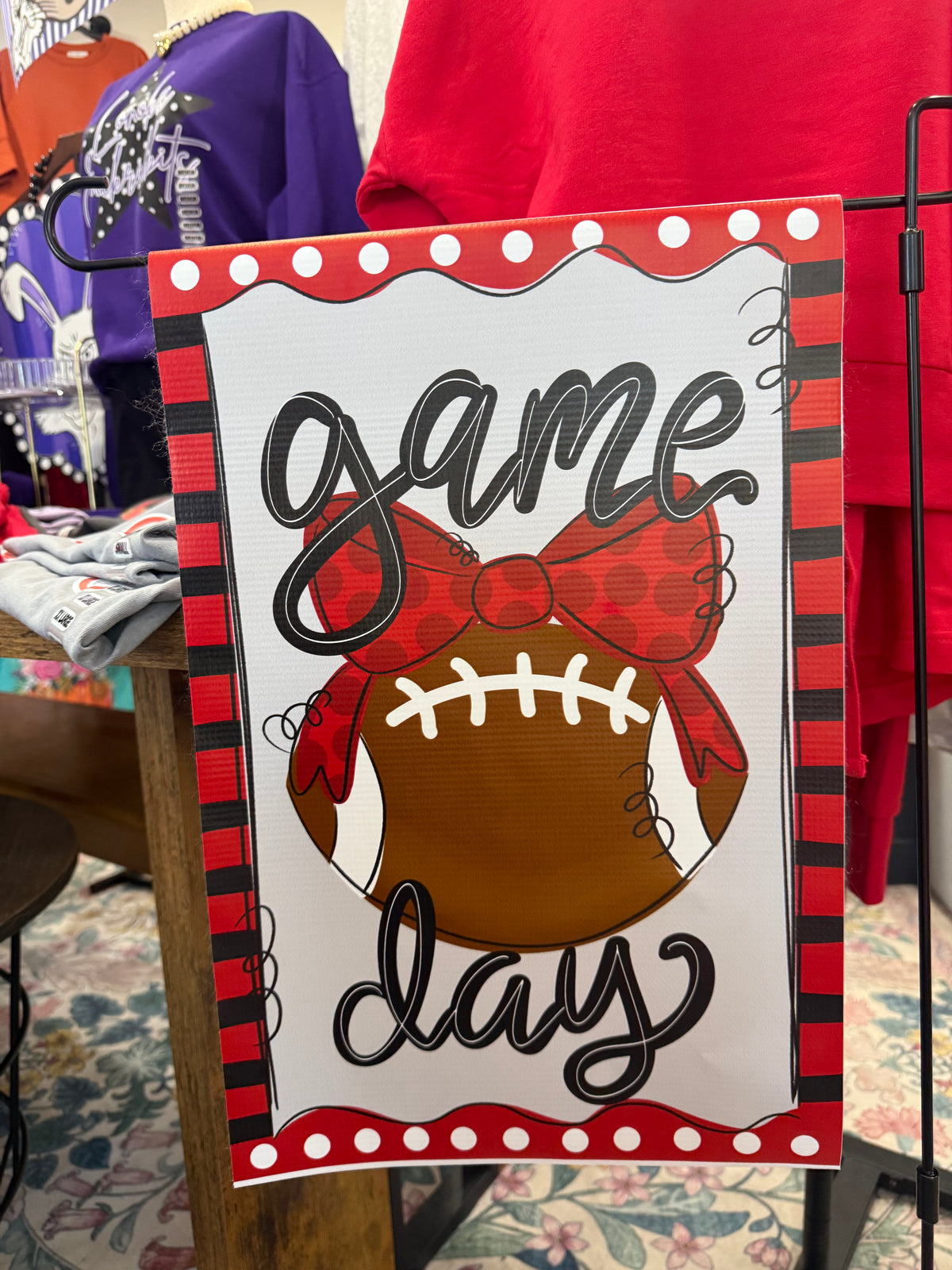 Gameday Door Hangers & Garden Flags!