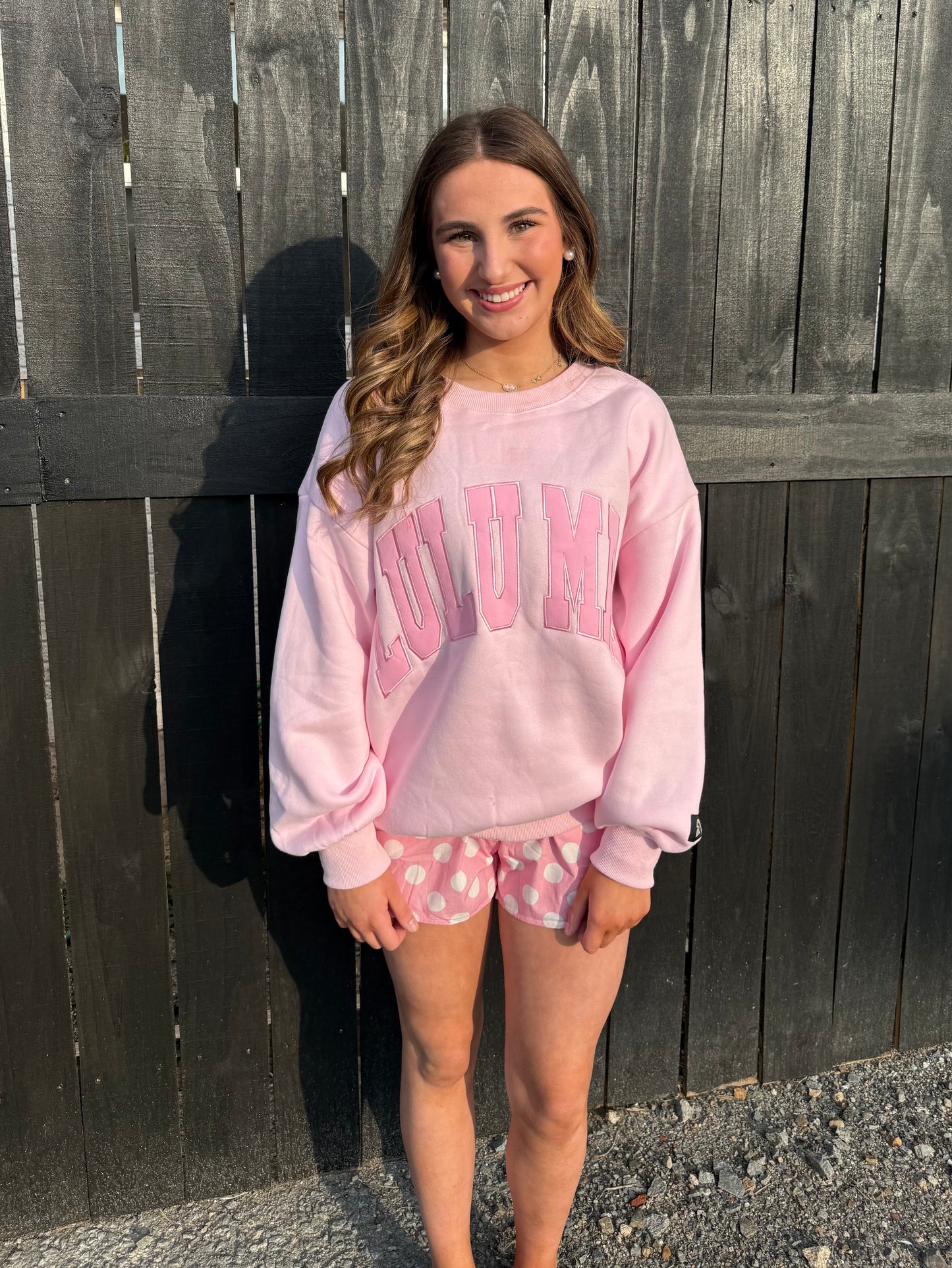 Pink On Pink Lulu Mac Sweatshirt!
