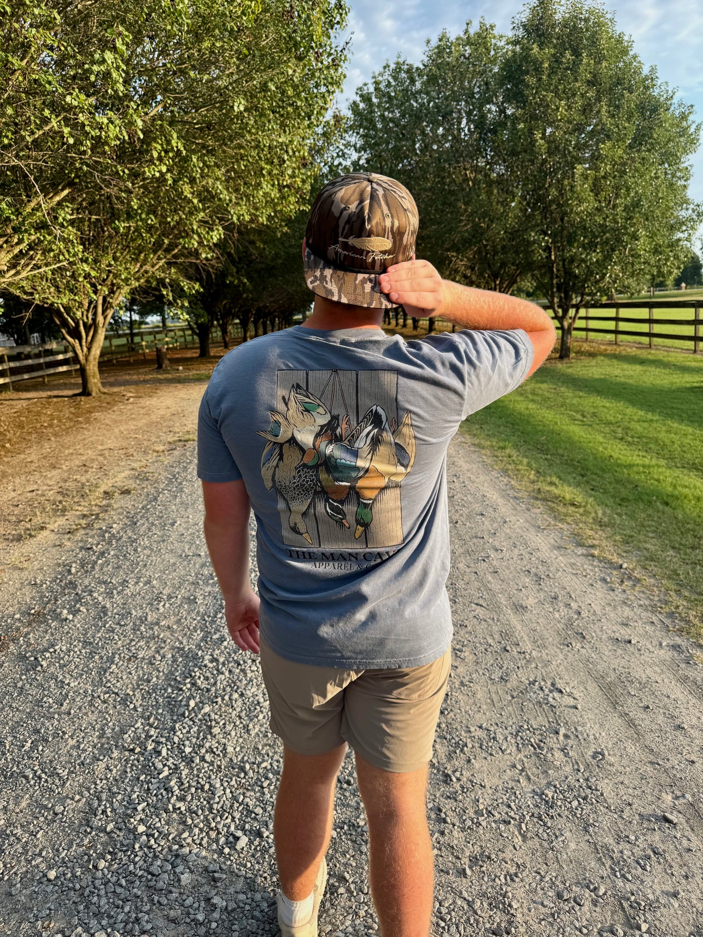 The Man Cave Mallard Comfort Colors T Shirt