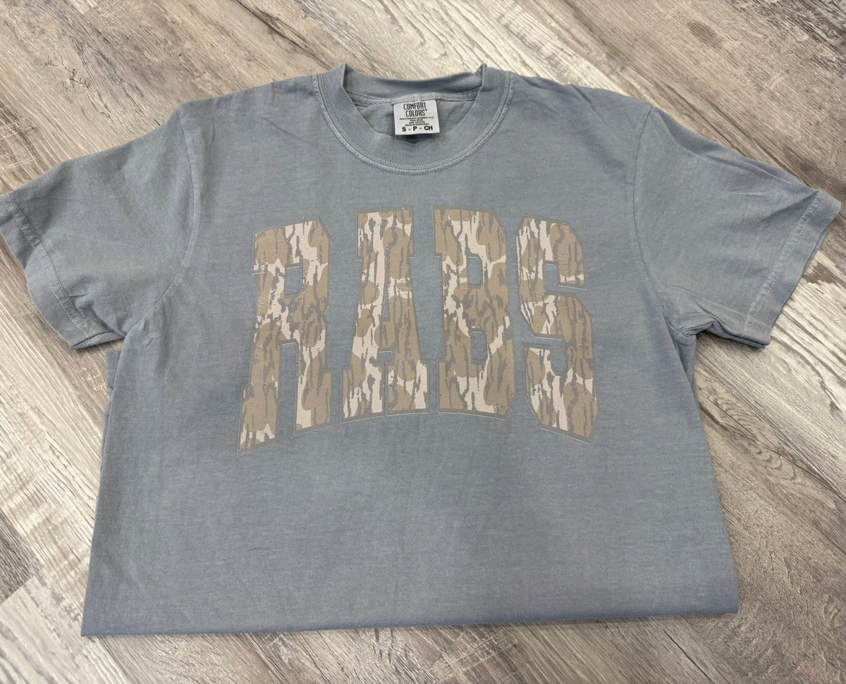 Men’s Camo Bottomland RABS Comfort Color T-shirt