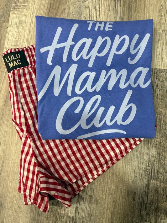 Lulu Mac Red Gingham Boxer Shorts