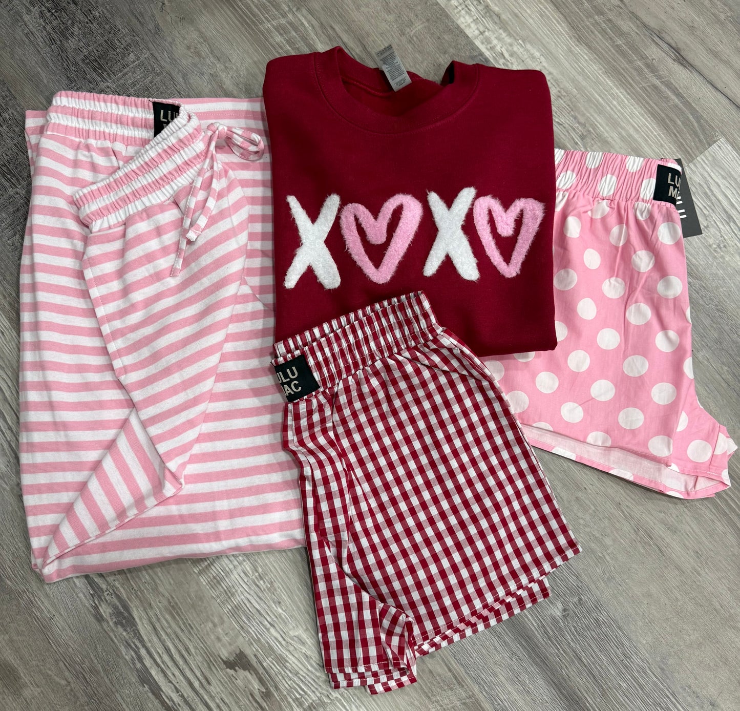 Lulu Mac Pink Polkadot Shorts