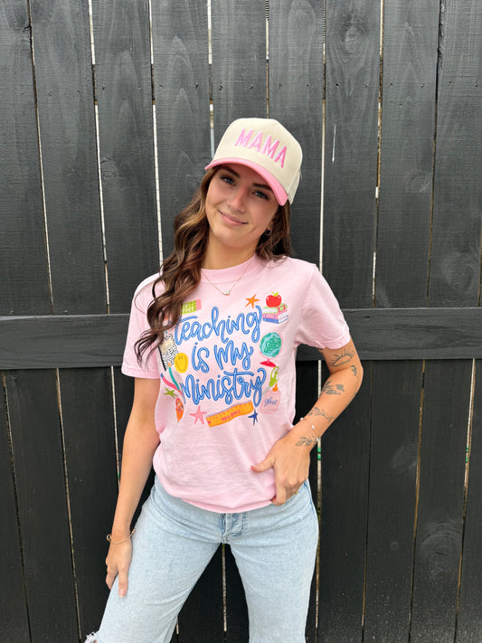 Teaching Is My Ministry Comfort Color T-shirt