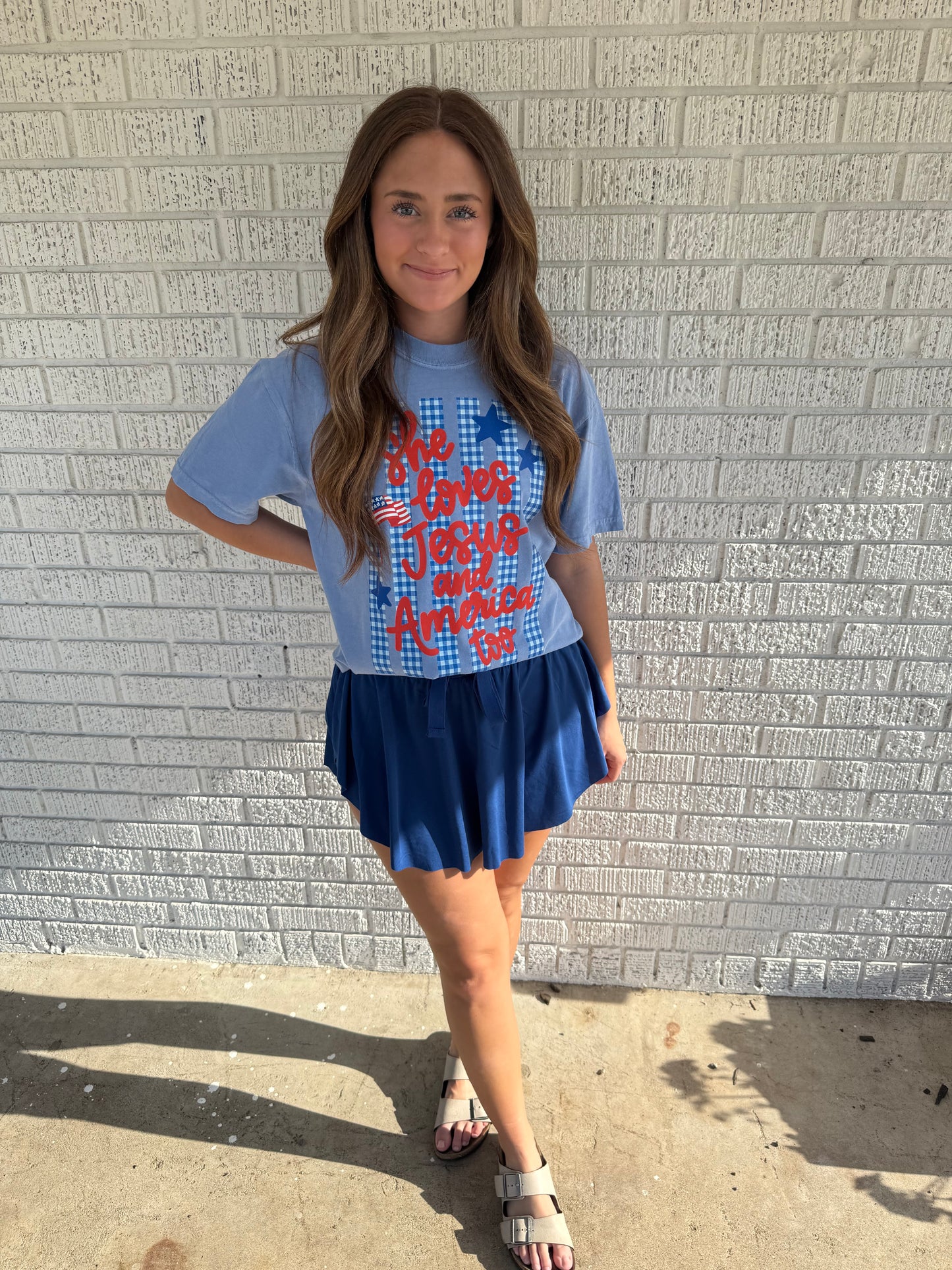 Navy Blue Skort