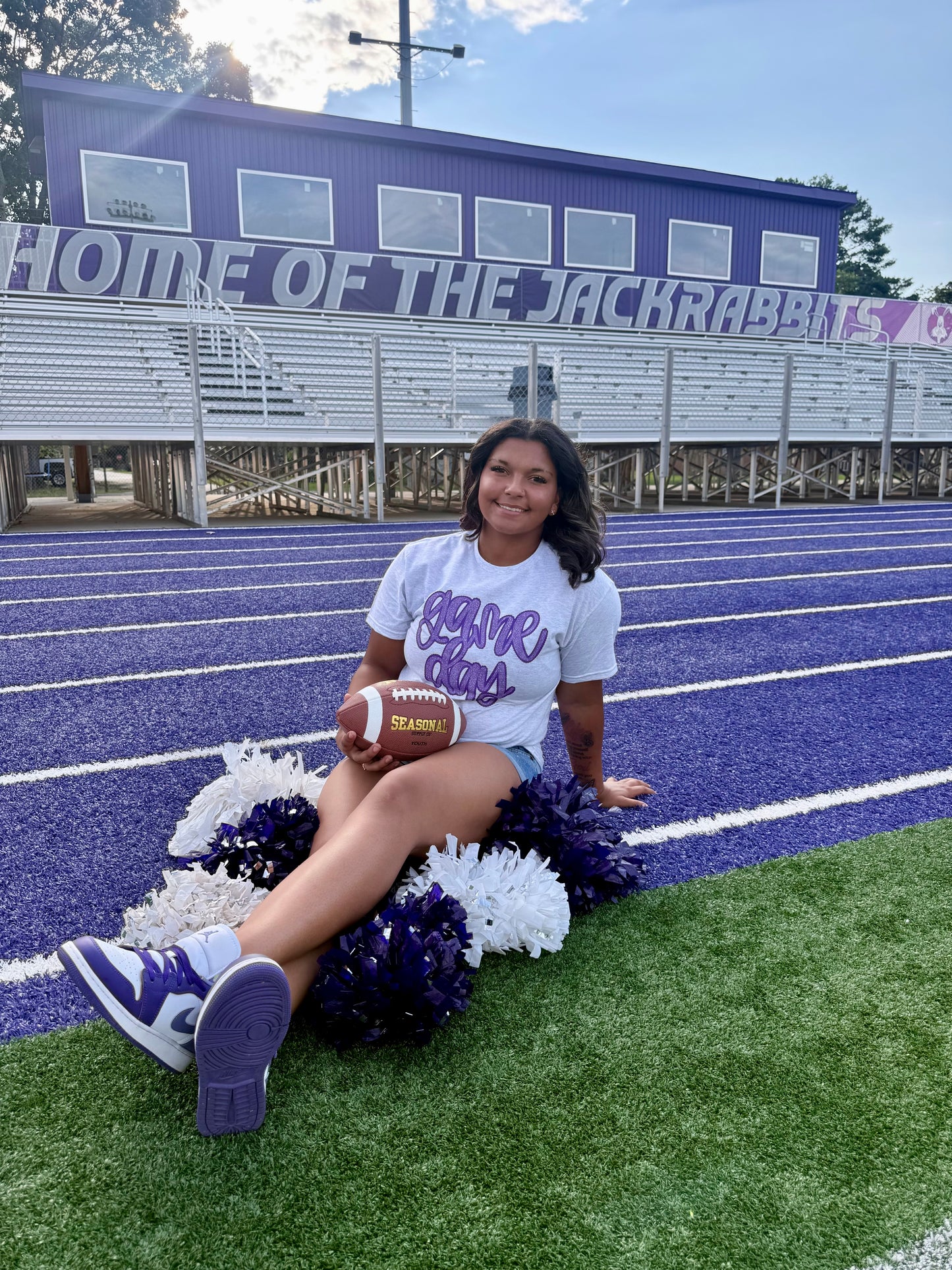 Purple Game Day Gildan T Shirt