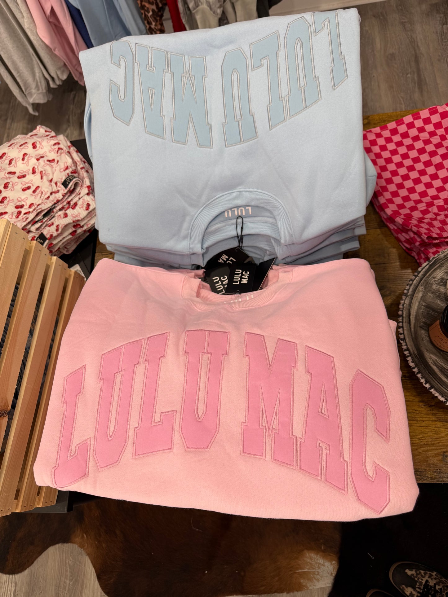 Pink On Pink Lulu Mac Sweatshirt!