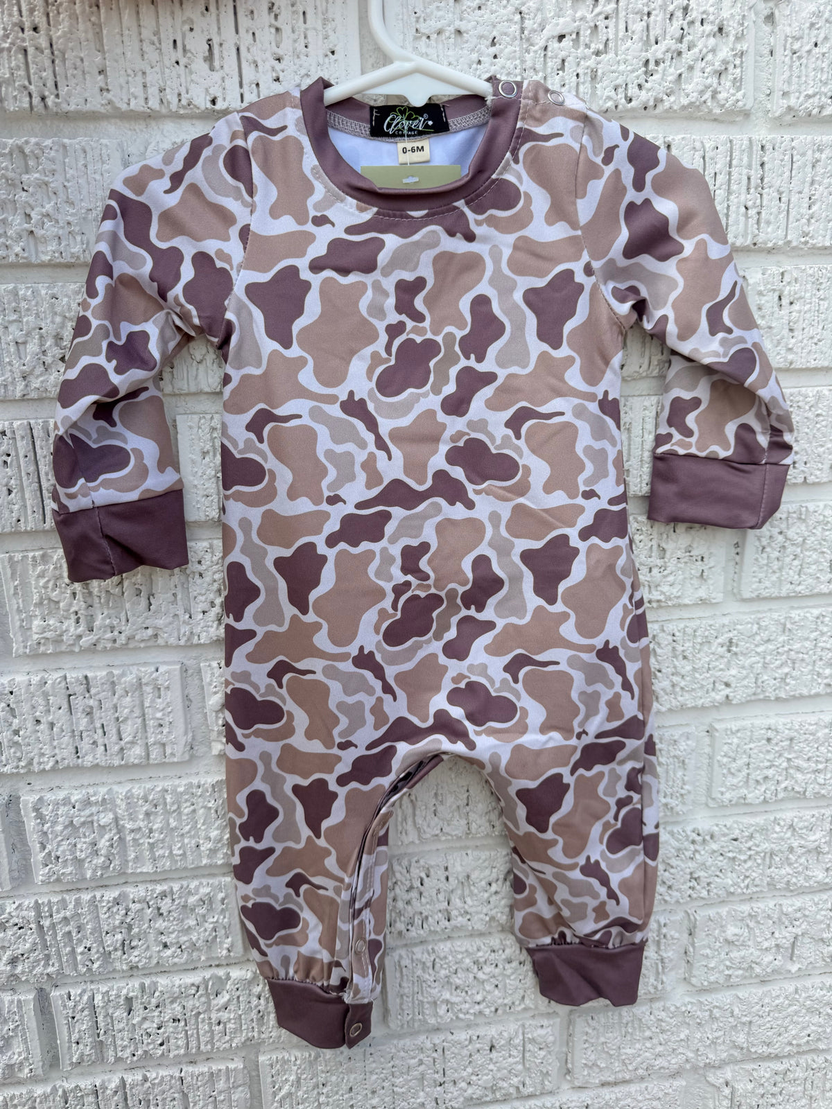 Desert Camo Romper ￼