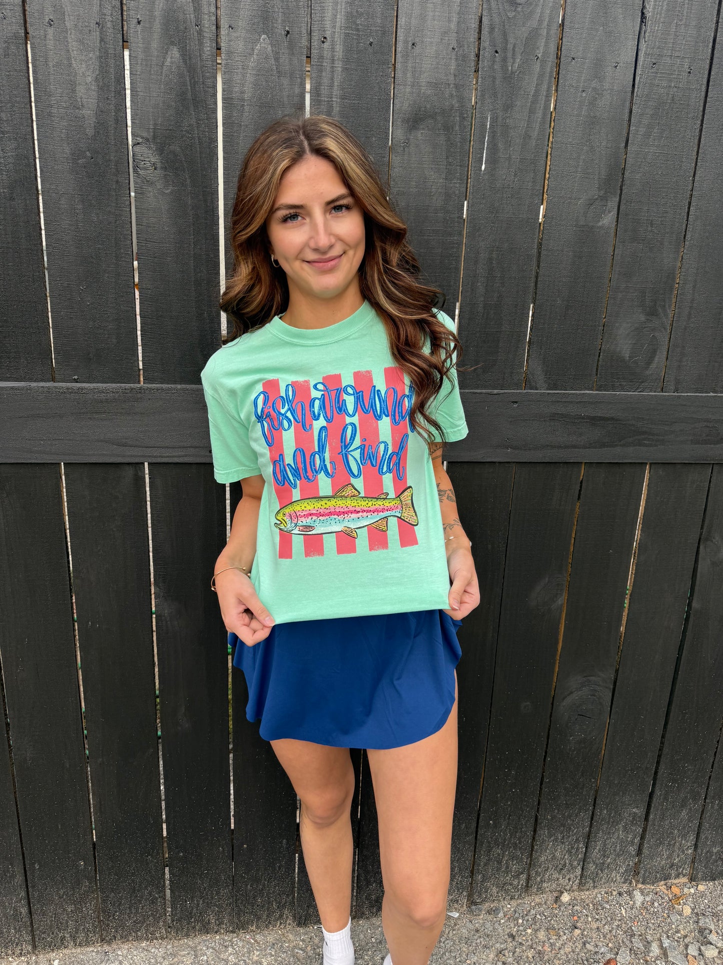Fish Around And Find Trout Comfort Colors T-Shirt