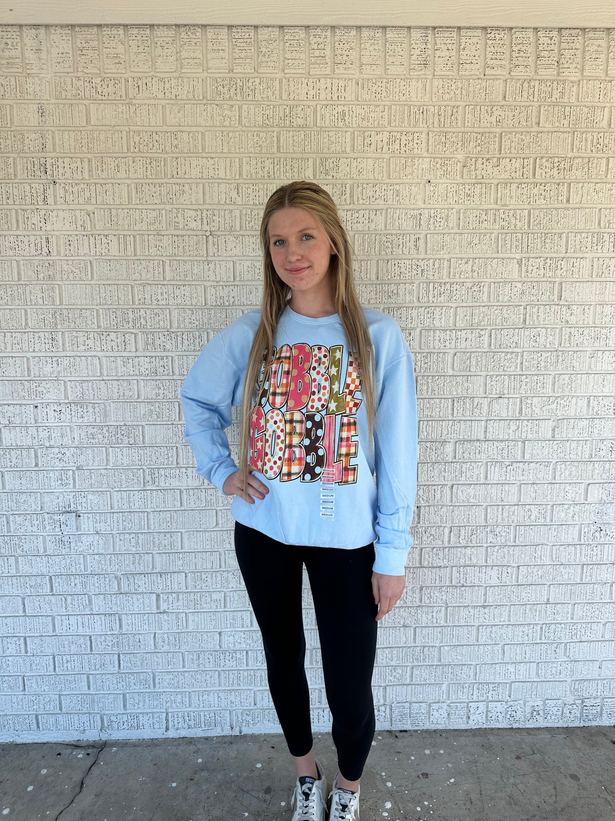 Gobble Gobble Comfort Colors Lightweight Sweatshirt