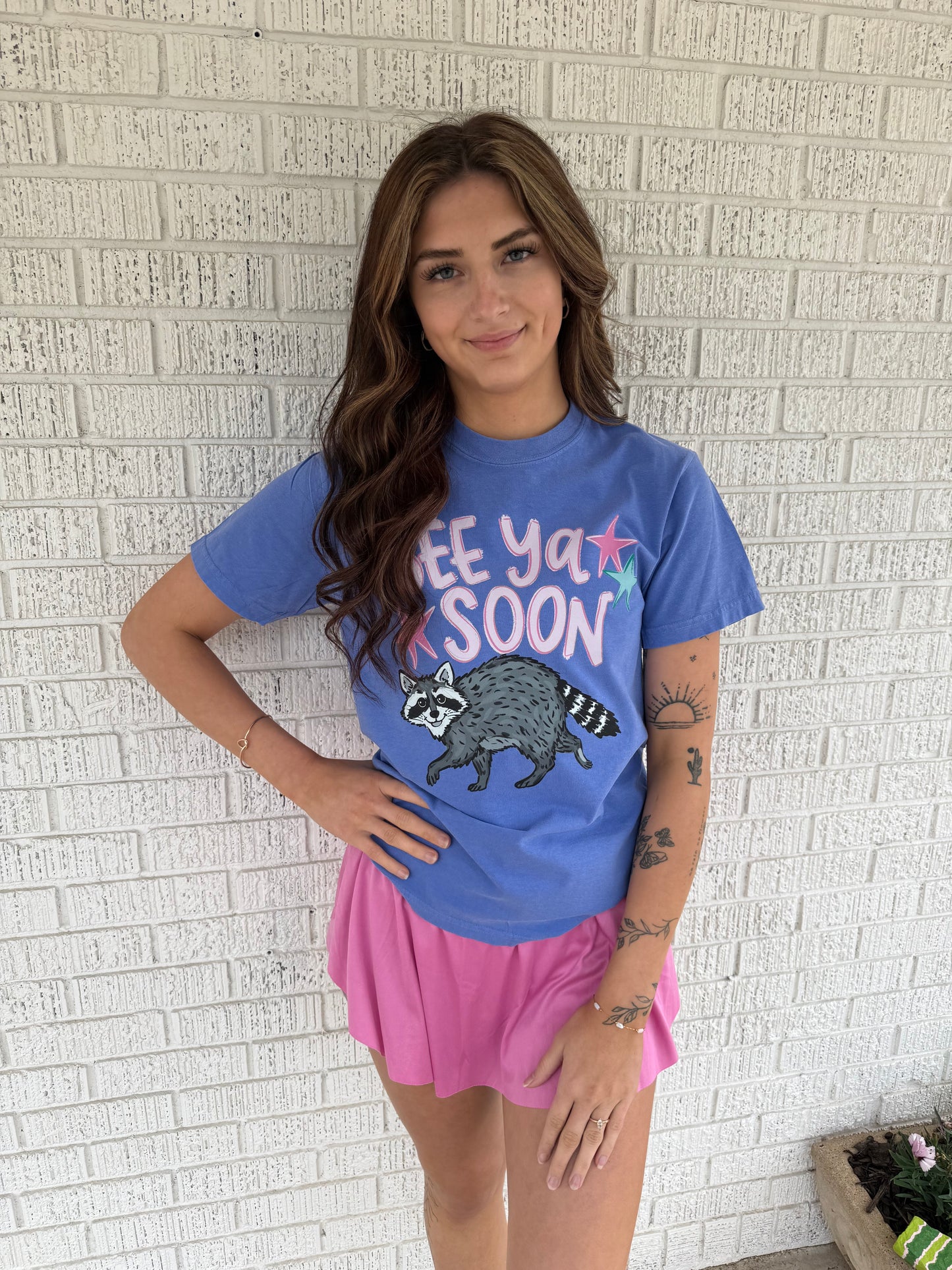 See Ya Soon Raccoon Comfort Colors T-Shirt