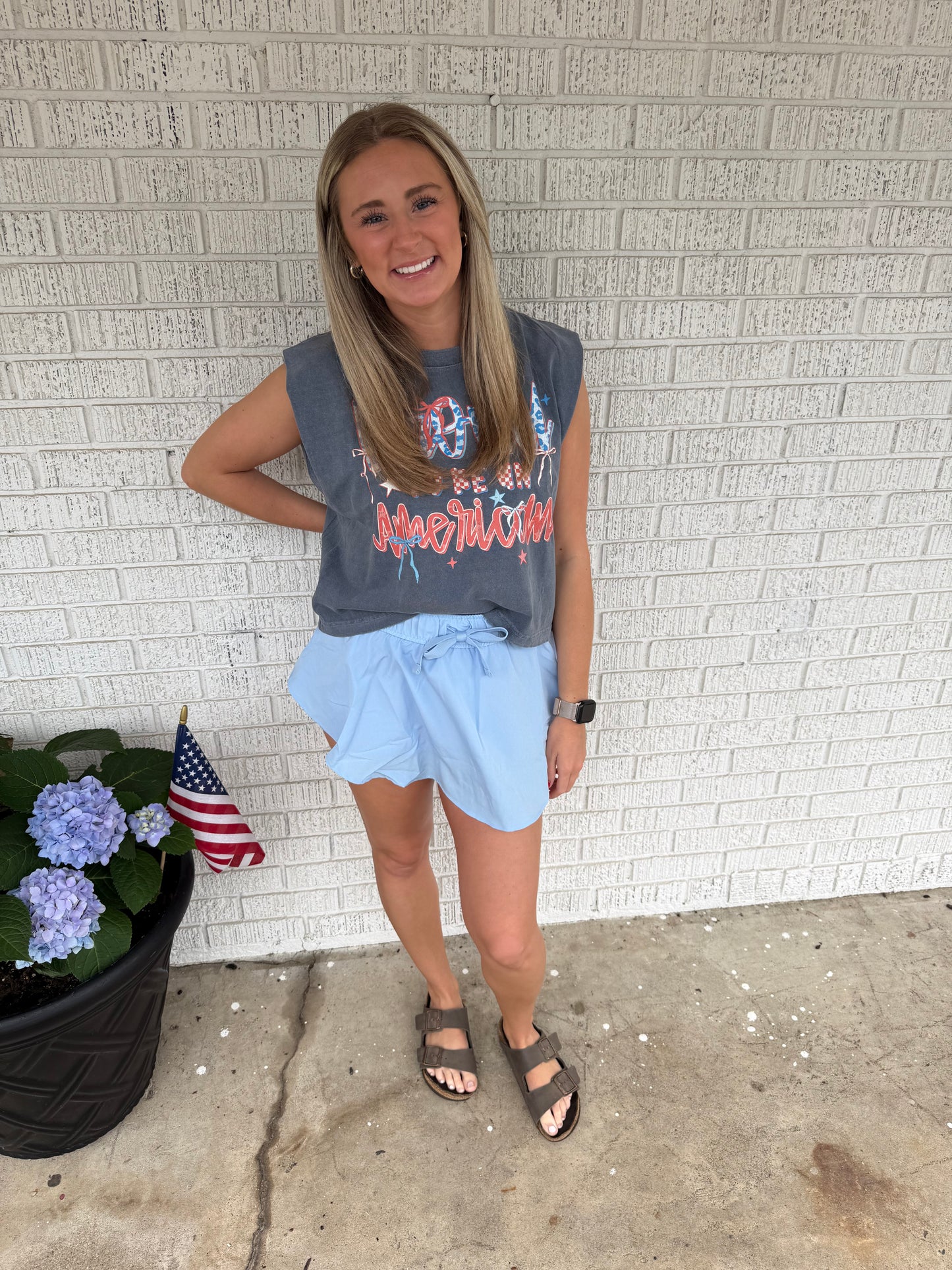 Baby Blue Skort