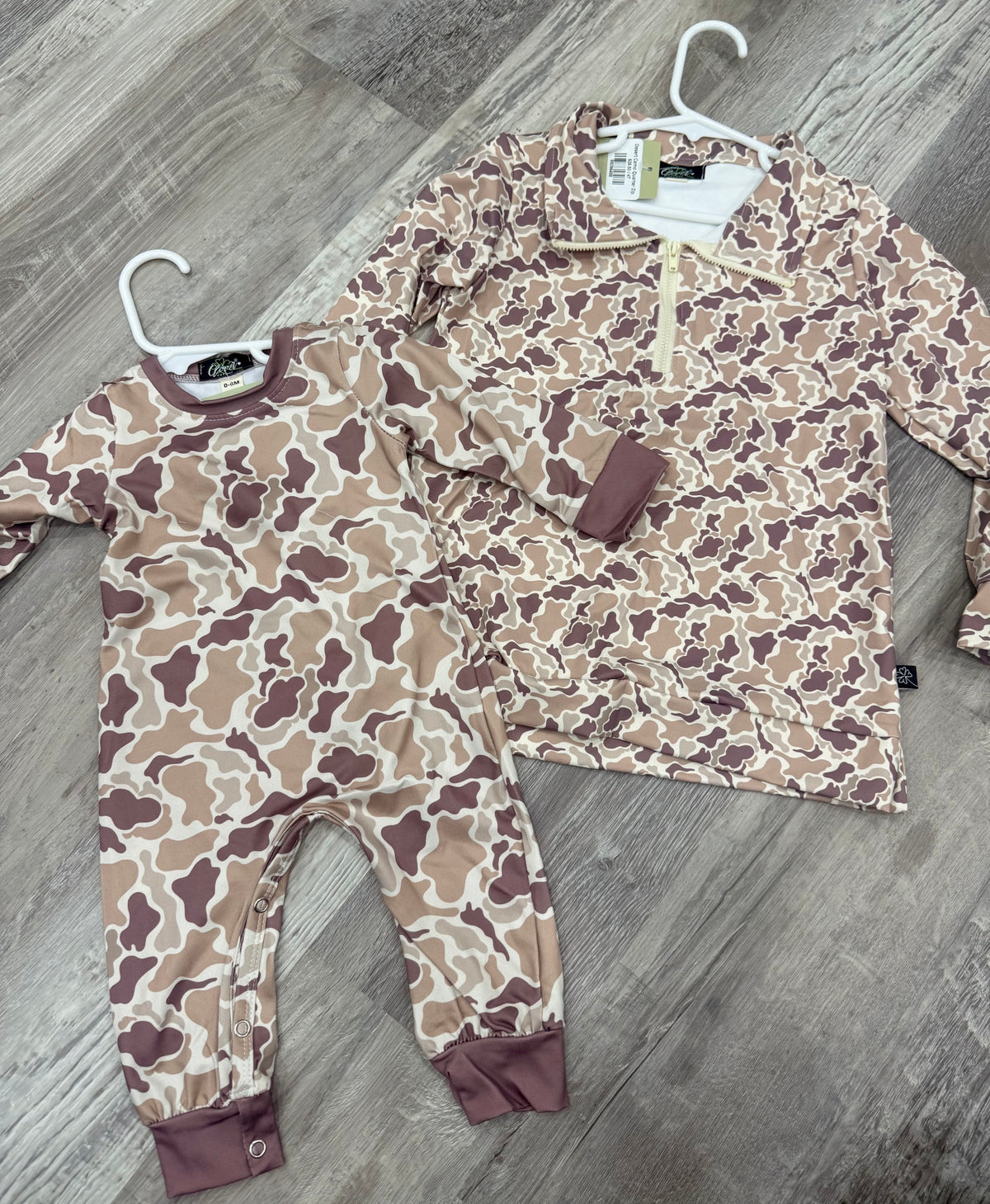 Desert Camo Romper ￼