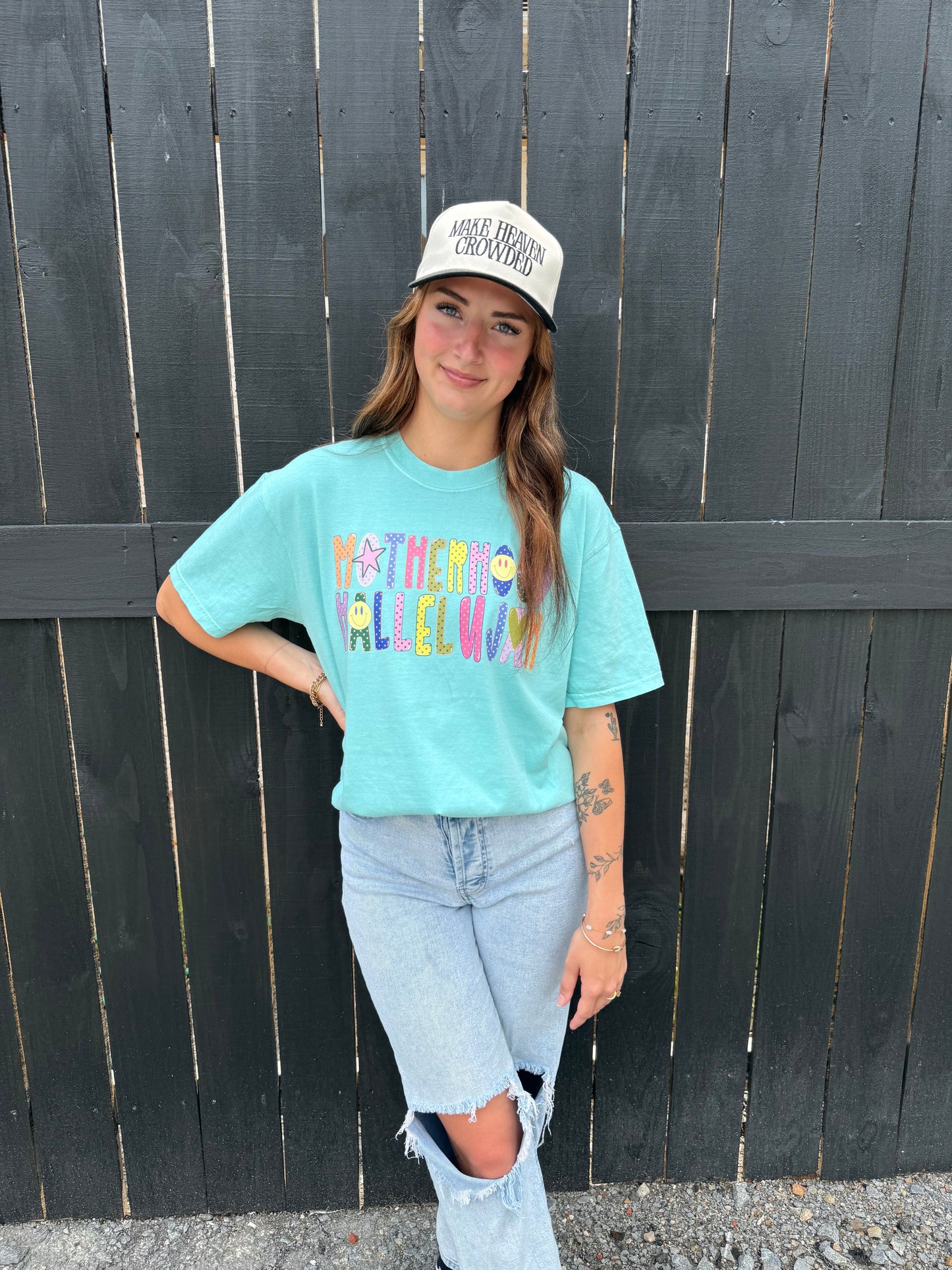 Mother Hood Hallelujah Comfort Colors T Shirt
