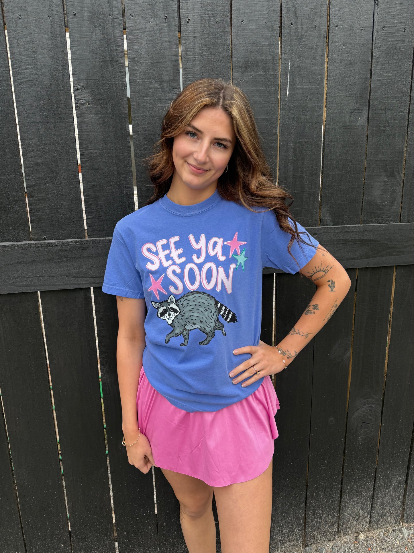 See Ya Soon Raccoon Comfort Colors T-Shirt