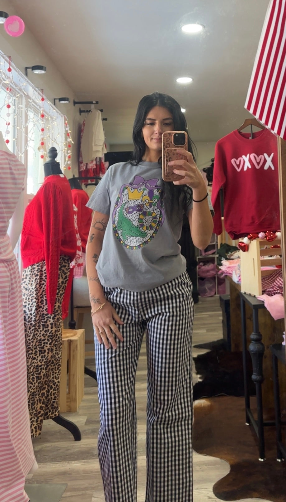 Mardi Gras Frame Comfort Colors T-shirt