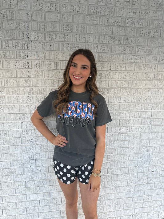 “Baseball Mama” Comfort Color T-shirt