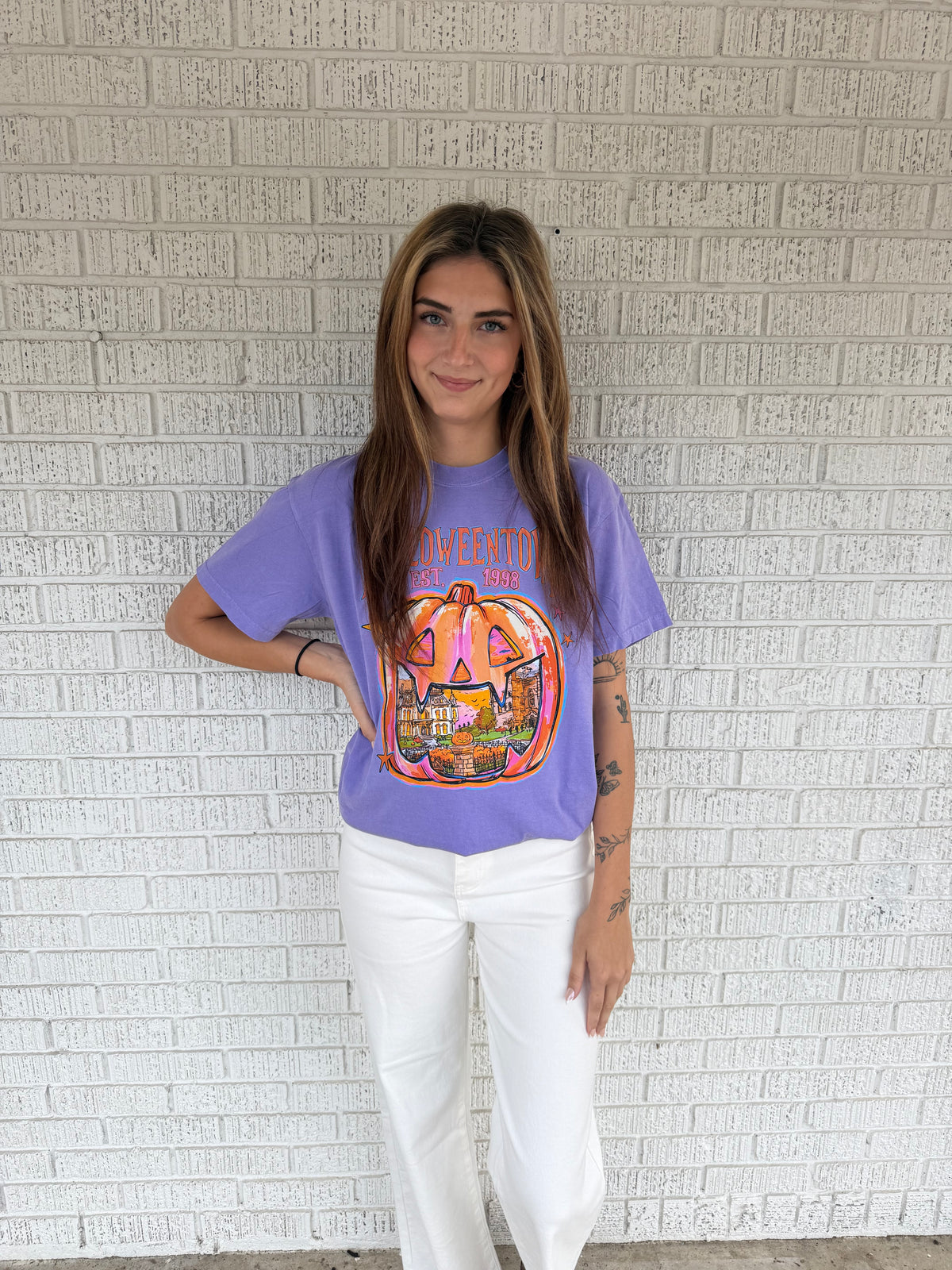 Halloweentown Pumpkin Comfort Color T-Shirt