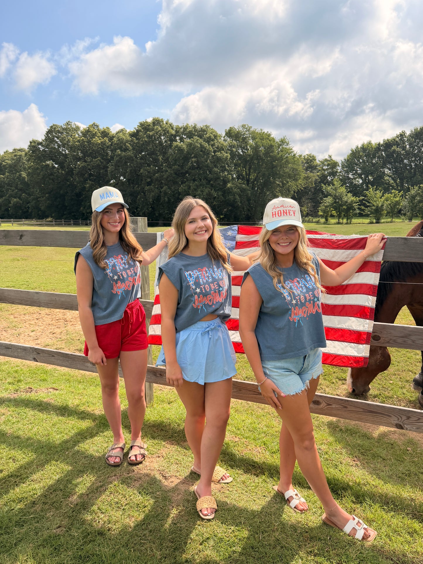 Proud To Be American Boxy Tank