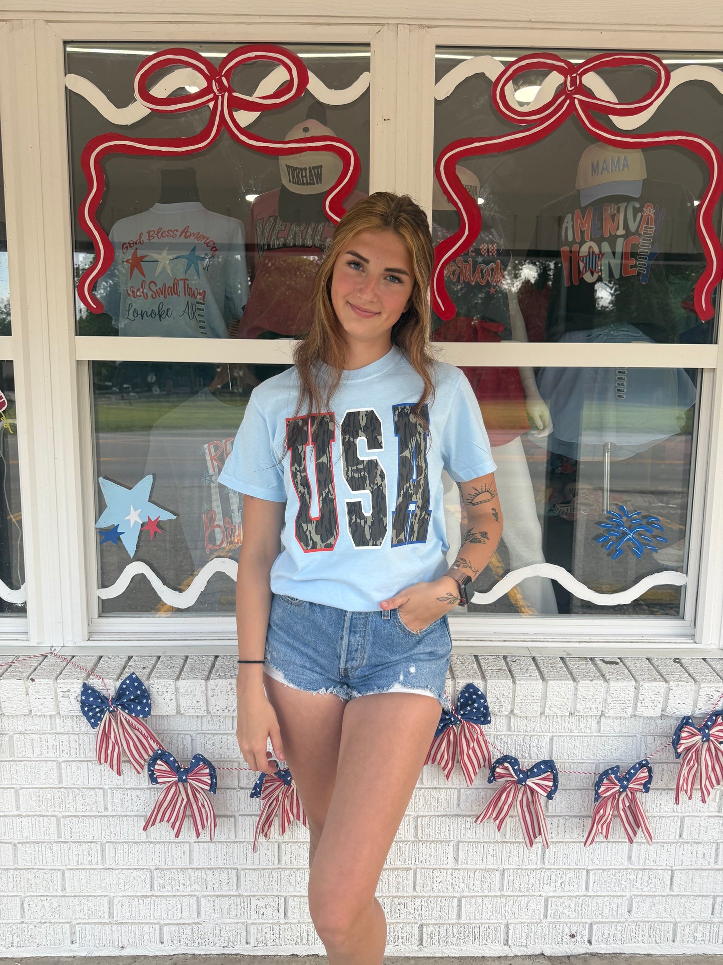 Camo USA Comfort Colors T-Shirt