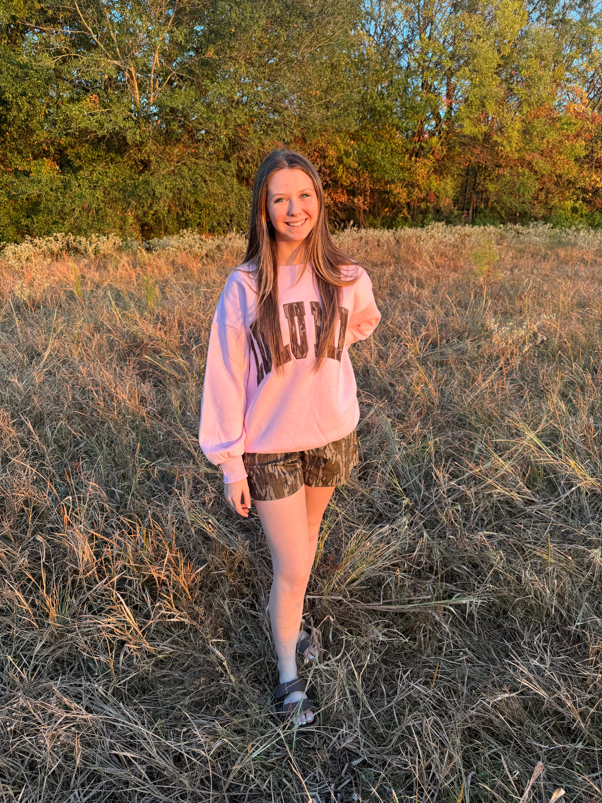 Light Pink Lulu Mac Mossy Oak Bottomland