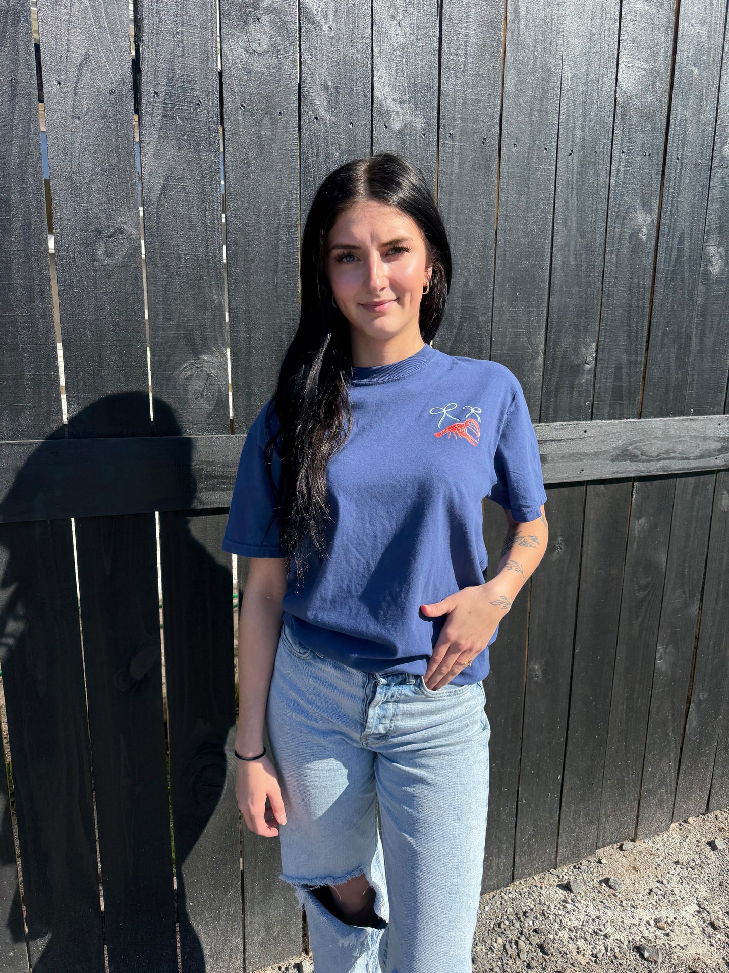 “Suck The Head, Pinch The Tail” Comfort Color T-shirt
