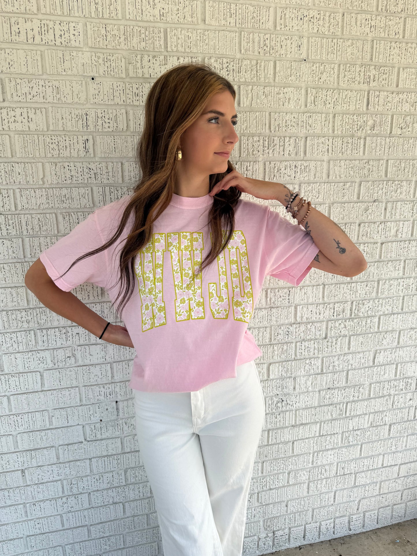 What Would Jesus Do Floral Comfort Colors T-Shirt