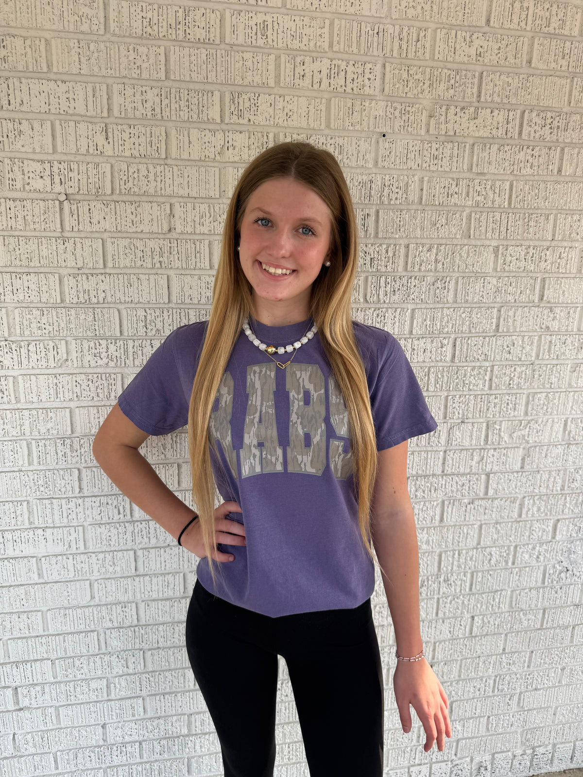 Lady’s Bottomland Camo RABS Comfort Color T-shirt