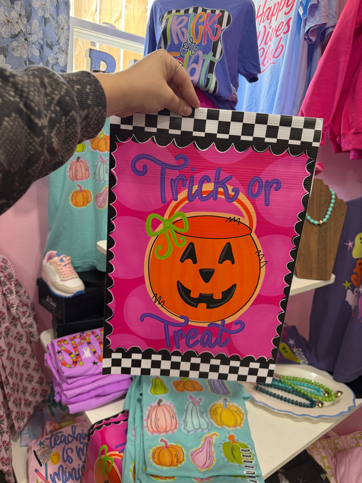 Fall & Halloween Door Hangers and Garden flags!