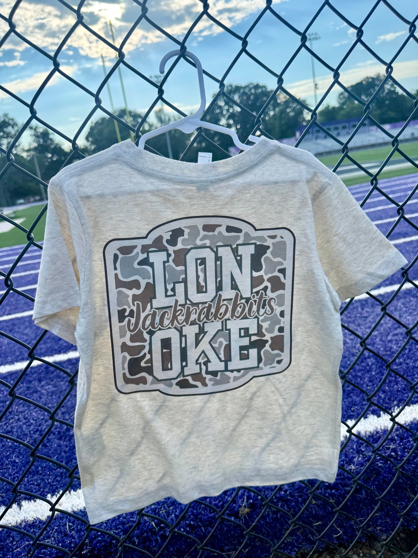 Kids Camo Lonoke Jackrabbits Rabbit Skins T Shirt