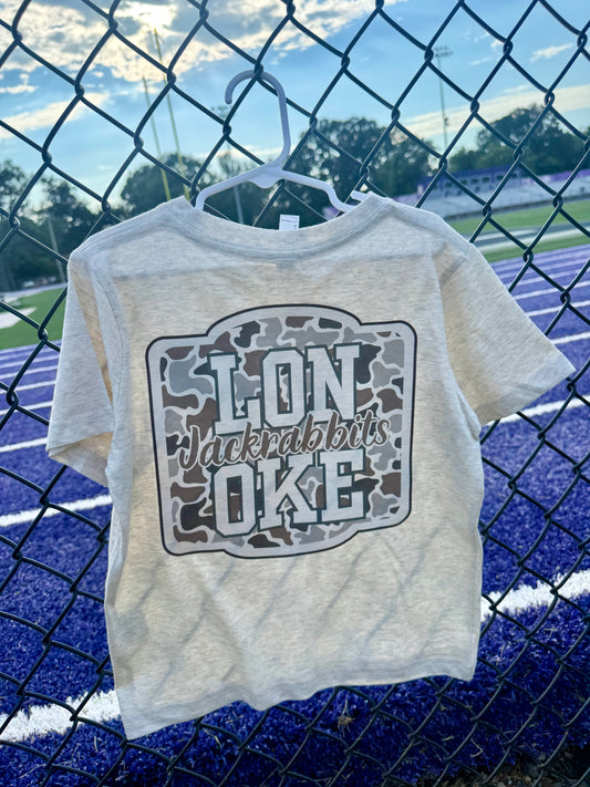 Kids Camo Lonoke Jackrabbits Rabbit Skins T Shirt