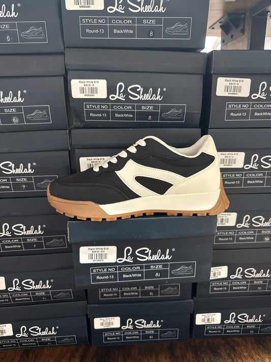 Black & White Tennis Shoes