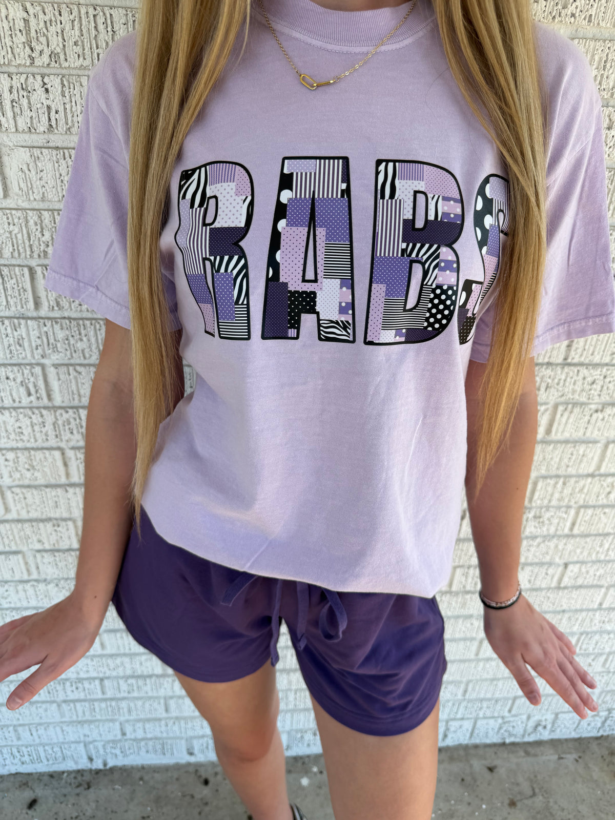 RABS Patch Work Polkadot Comfort Color T-shirt