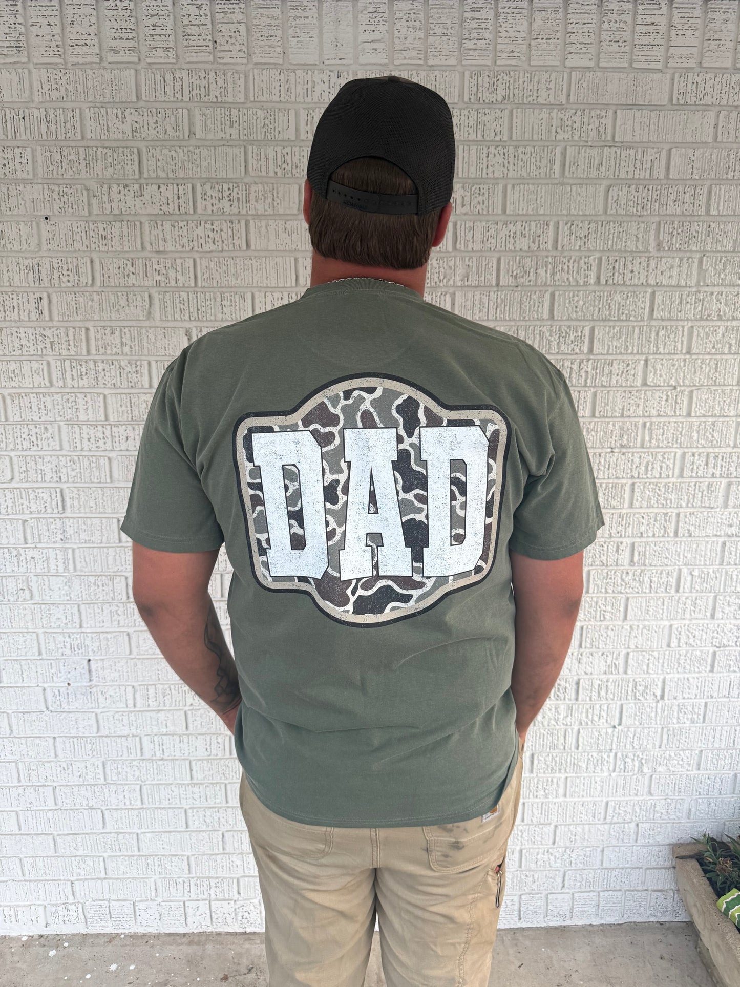 Camo Dad Pocket T-Shirt