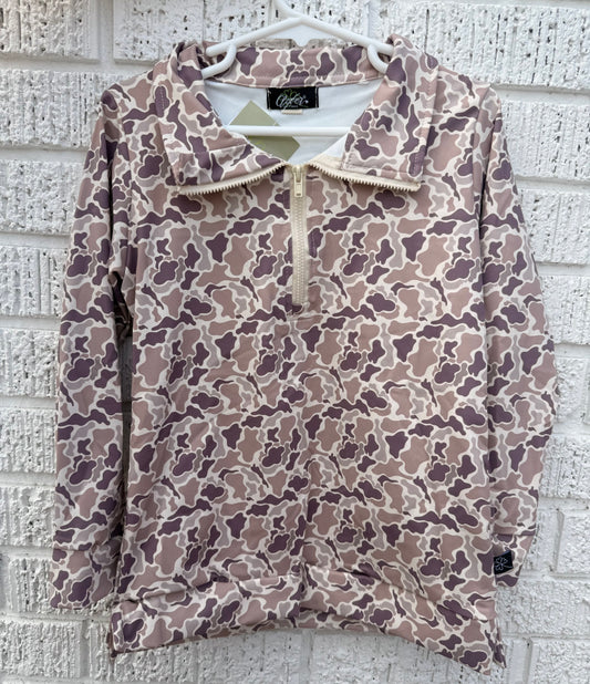 Desert Camo Quarter Zip